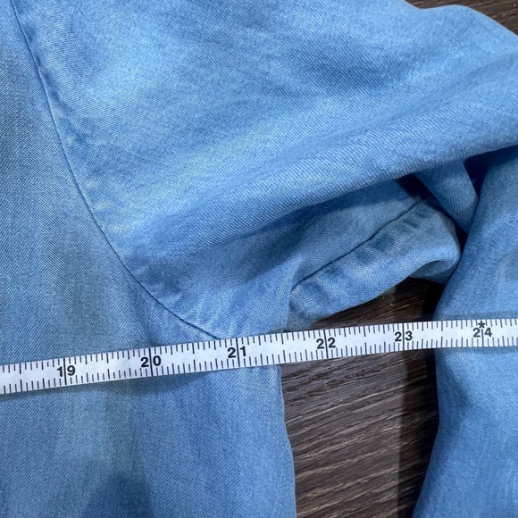 Soft Surroundings TopNotch 100% Tencel Denim Style Tunic Sz L - Picture 8 of 12